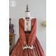 Miss Point Chubby Fox In The Forest Chest Embroidered Petal Collar One Piece(2nd Reservation/Full Payment Without Shipping)